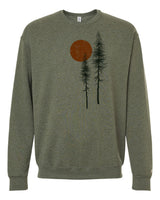 Off Centered Trees Sweatshirt