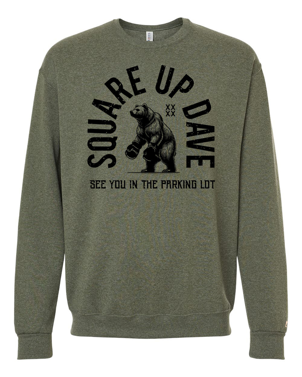 Square Up Dave Black Sweatshirt