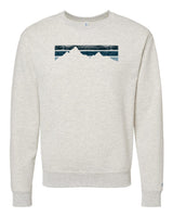 Blue Stripe Mountains Sweatshirt