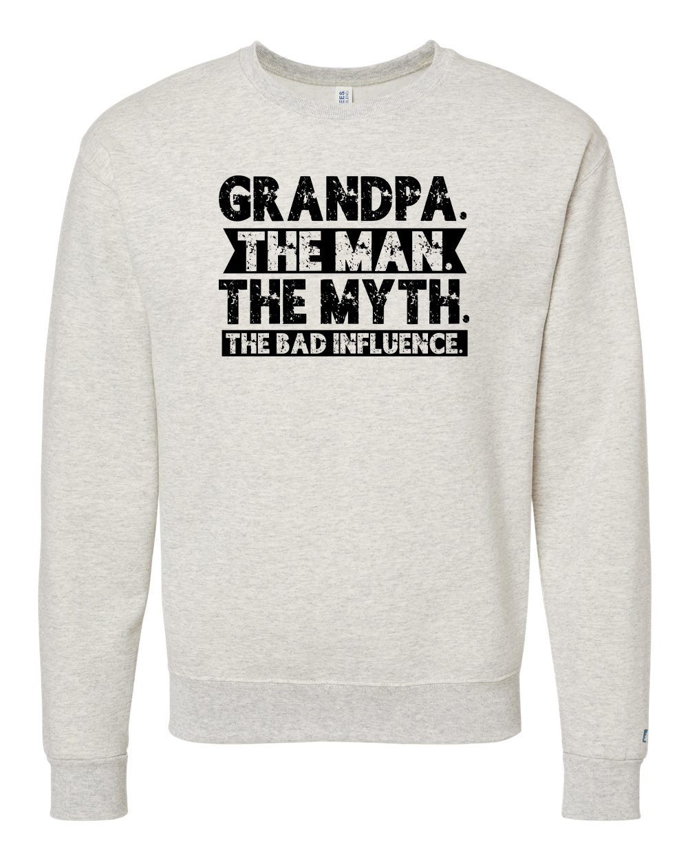Grandpa Bad Influence Black Sweatshirt