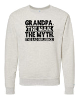 Grandpa Bad Influence Black Sweatshirt