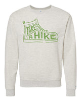 Take A Hike Green Sweatshirt