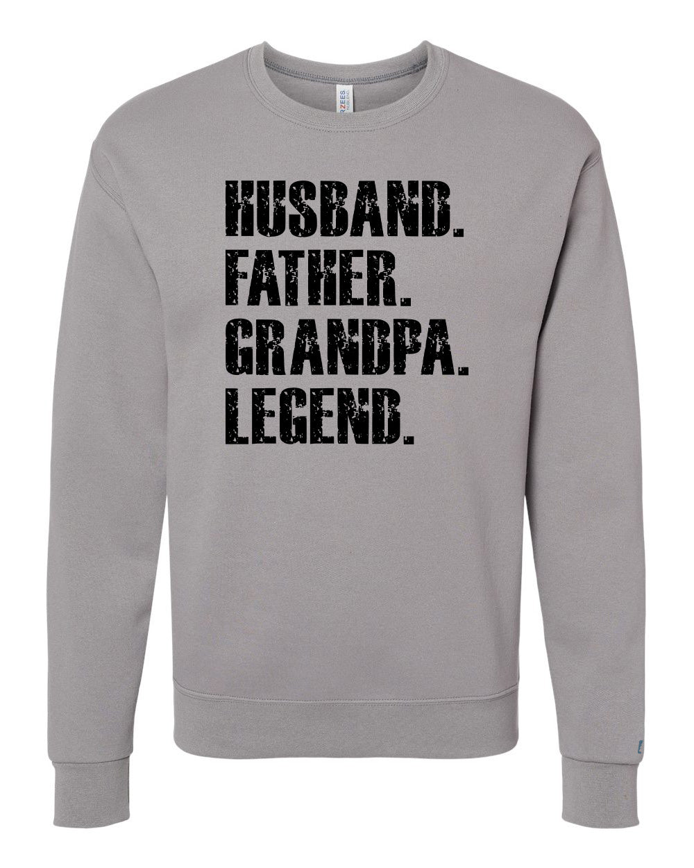 Father Grandpa Legend Black Sweatshirt