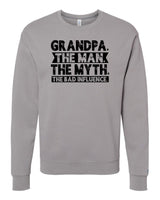 Grandpa Bad Influence Black Sweatshirt