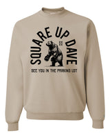Square Up Dave Black Sweatshirt