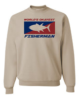 World's Okayest Fisherman Sweatshirt
