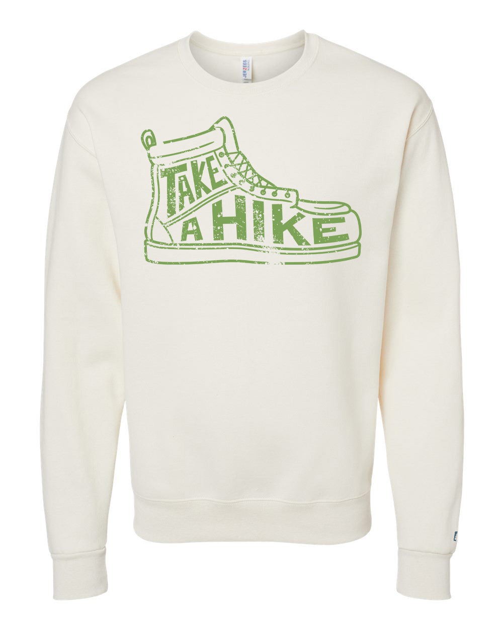 Take A Hike Green Sweatshirt