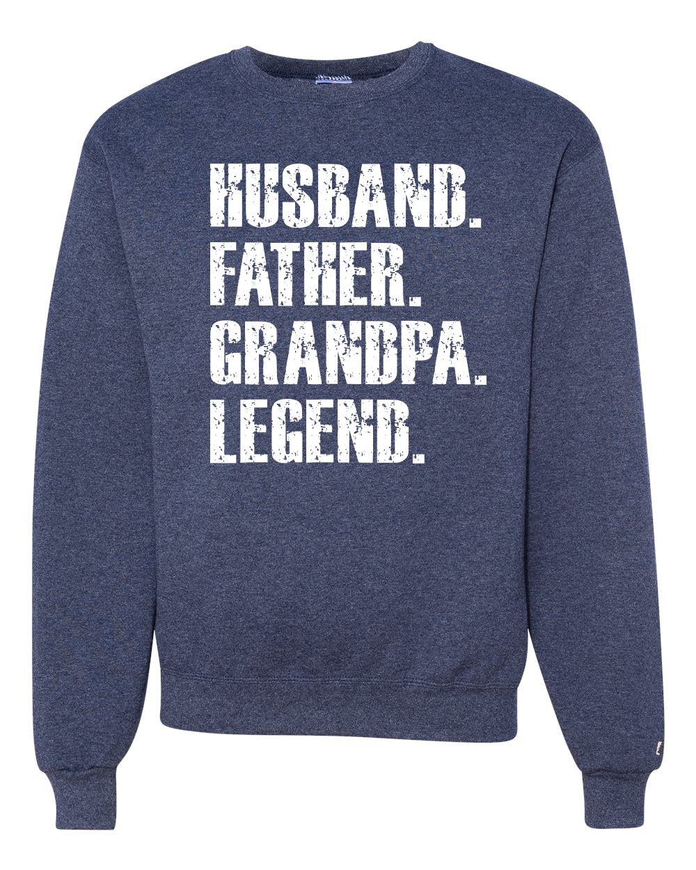 Father Grandpa Legend White Sweatshirt