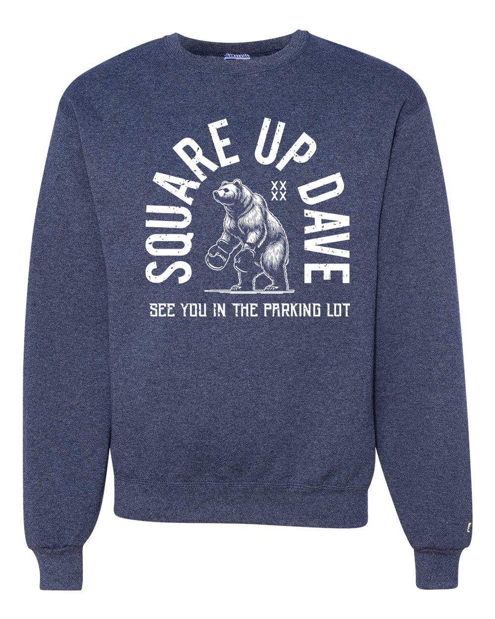 Square Up Dave White Sweatshirt