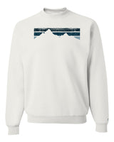 Blue Stripe Mountains Sweatshirt