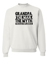 Grandpa Bad Influence Black Sweatshirt