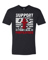 Support Your Local Firefighters Tee