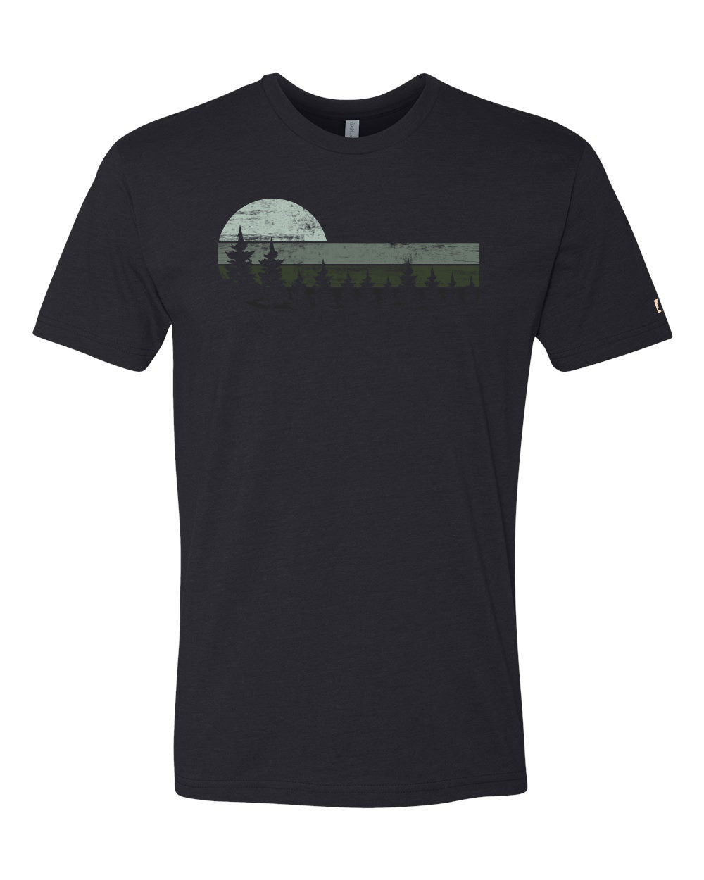 Tree Stripe Silhouette Tee