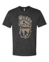 Bigfoot Print Scene Green Tee