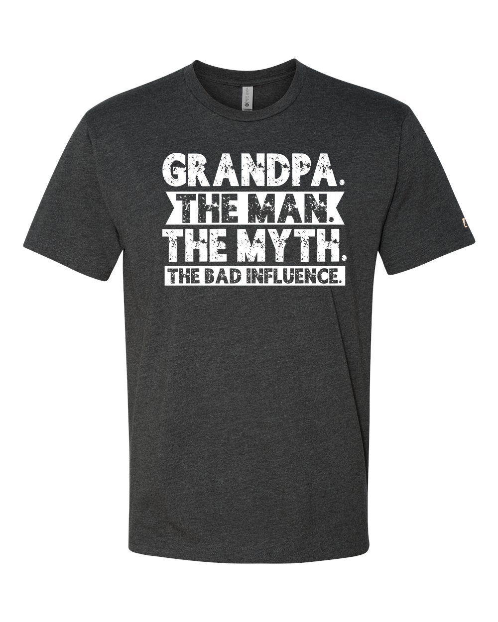 Grandpa Bad Influence White Tee