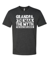 Grandpa Bad Influence White Tee