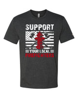 Support Your Local Firefighters Tee
