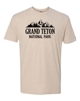 Grand Teton National Park Black Tee