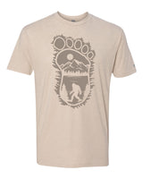Bigfoot Print Scene Green Tee