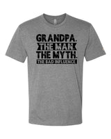 Grandpa Bad Influence Black Tee