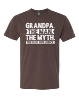 Grandpa Bad Influence White Tee