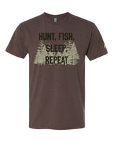 Hunt Fish Sleep Repeat Tee
