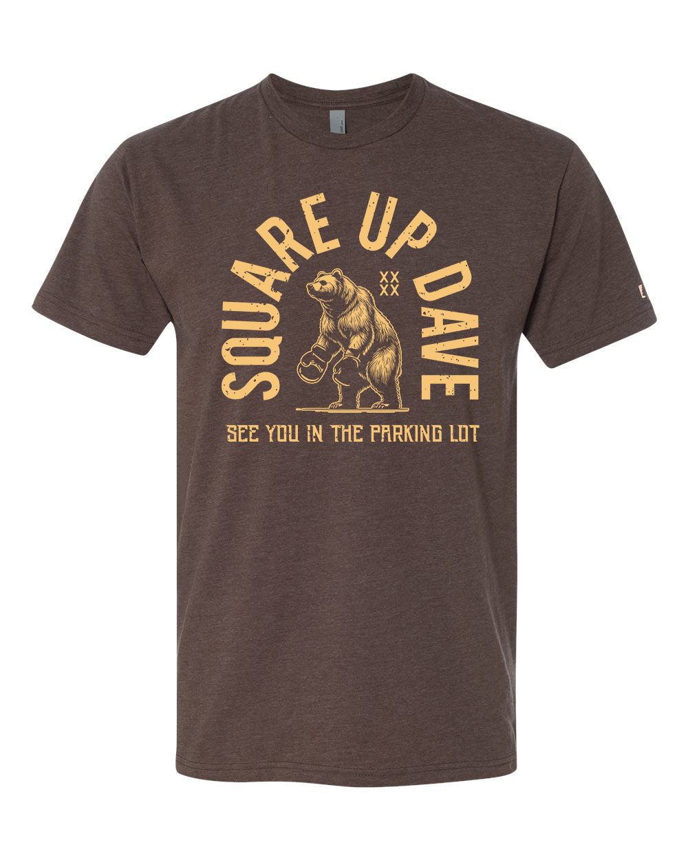Square Up Dave Gold Tee