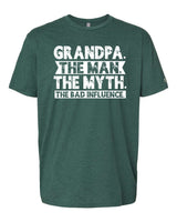 Grandpa Bad Influence White Tee