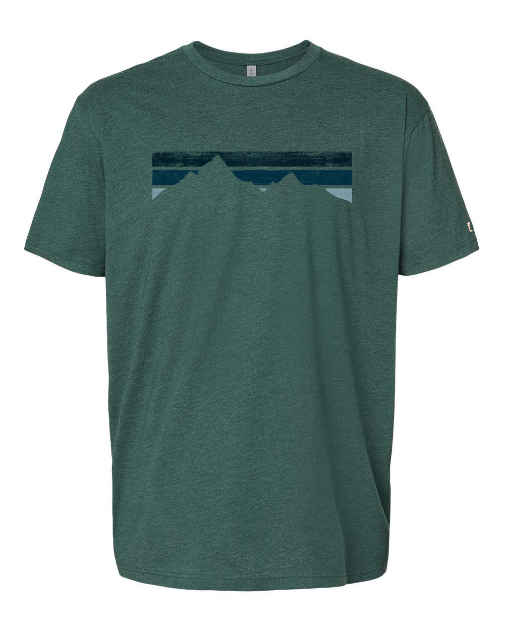 Blue Stripe Mountains Tee