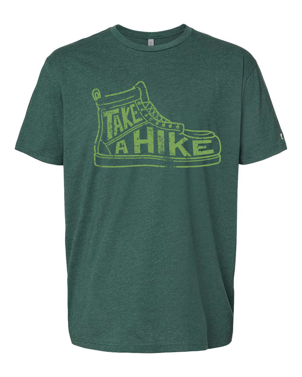 Take A Hike Green Tee