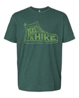 Take A Hike Green Tee