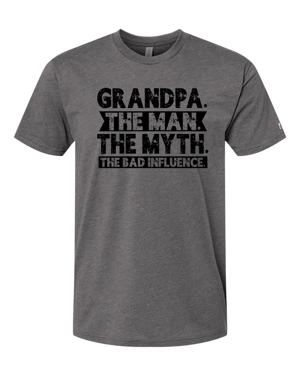 Grandpa Bad Influence Black Tee
