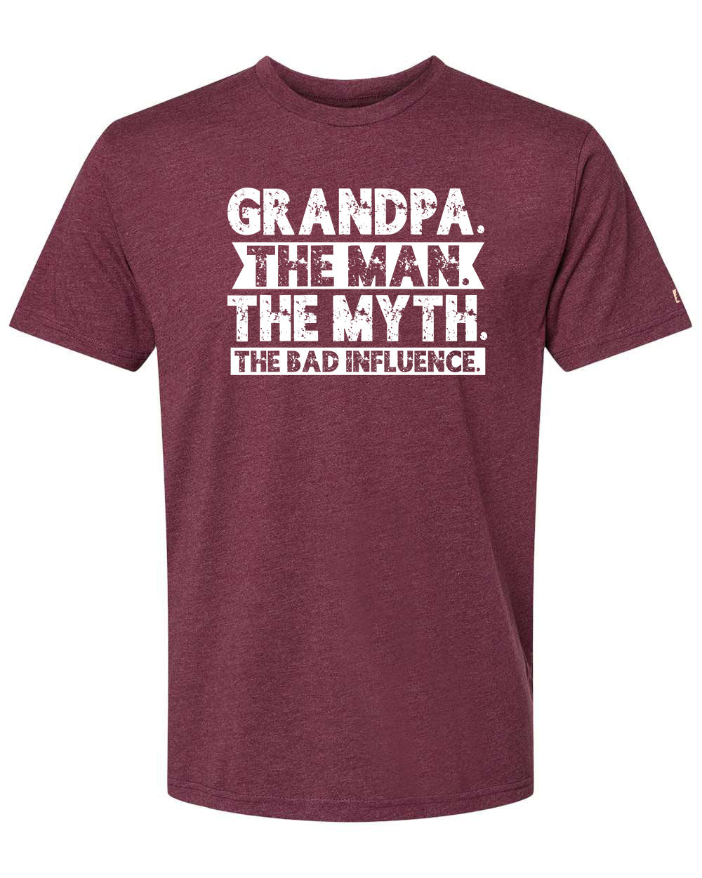 Grandpa Bad Influence White Tee