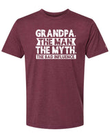 Grandpa Bad Influence White Tee