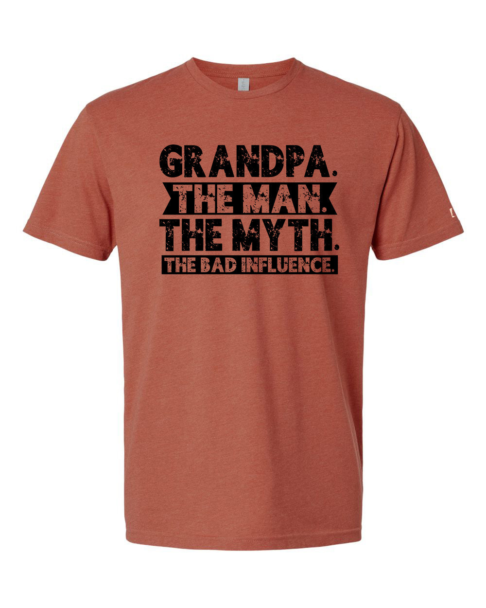 Grandpa Bad Influence Black Tee