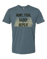 Hunt Fish Sleep Repeat Tee