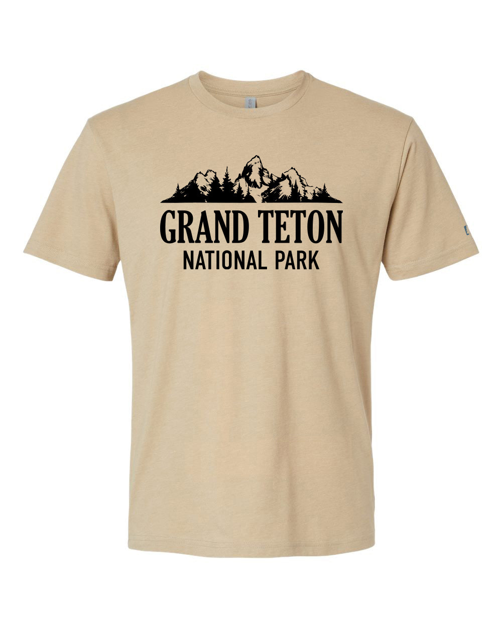 Grand Teton National Park Black Tee