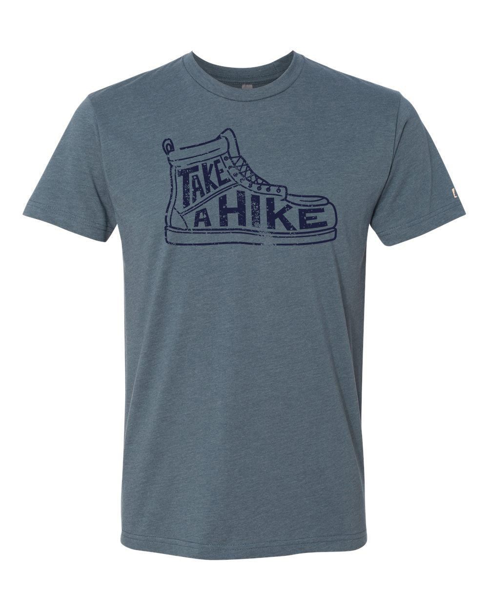 Take A Hike Blue Tee