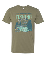 Less Working More Fishing Tee