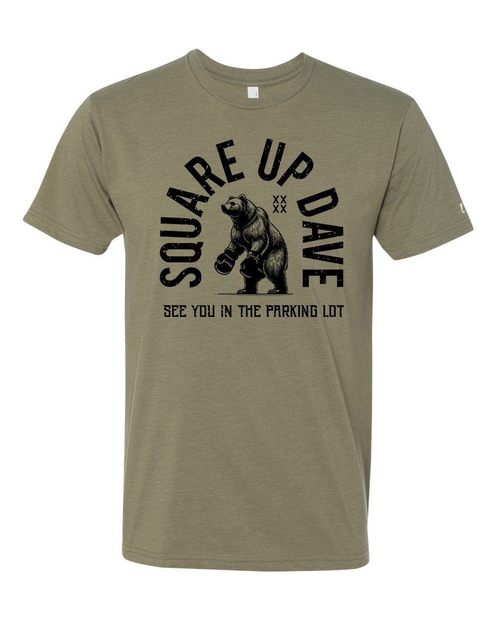 Square Up Dave Black Tee