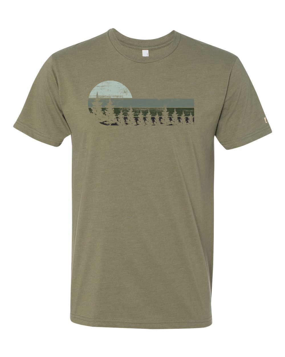 Tree Stripe Silhouette Tee