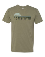 Tree Stripe Silhouette Tee