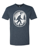 Bigfoot Print Scene Black Tee