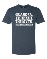 Grandpa Bad Influence White Tee