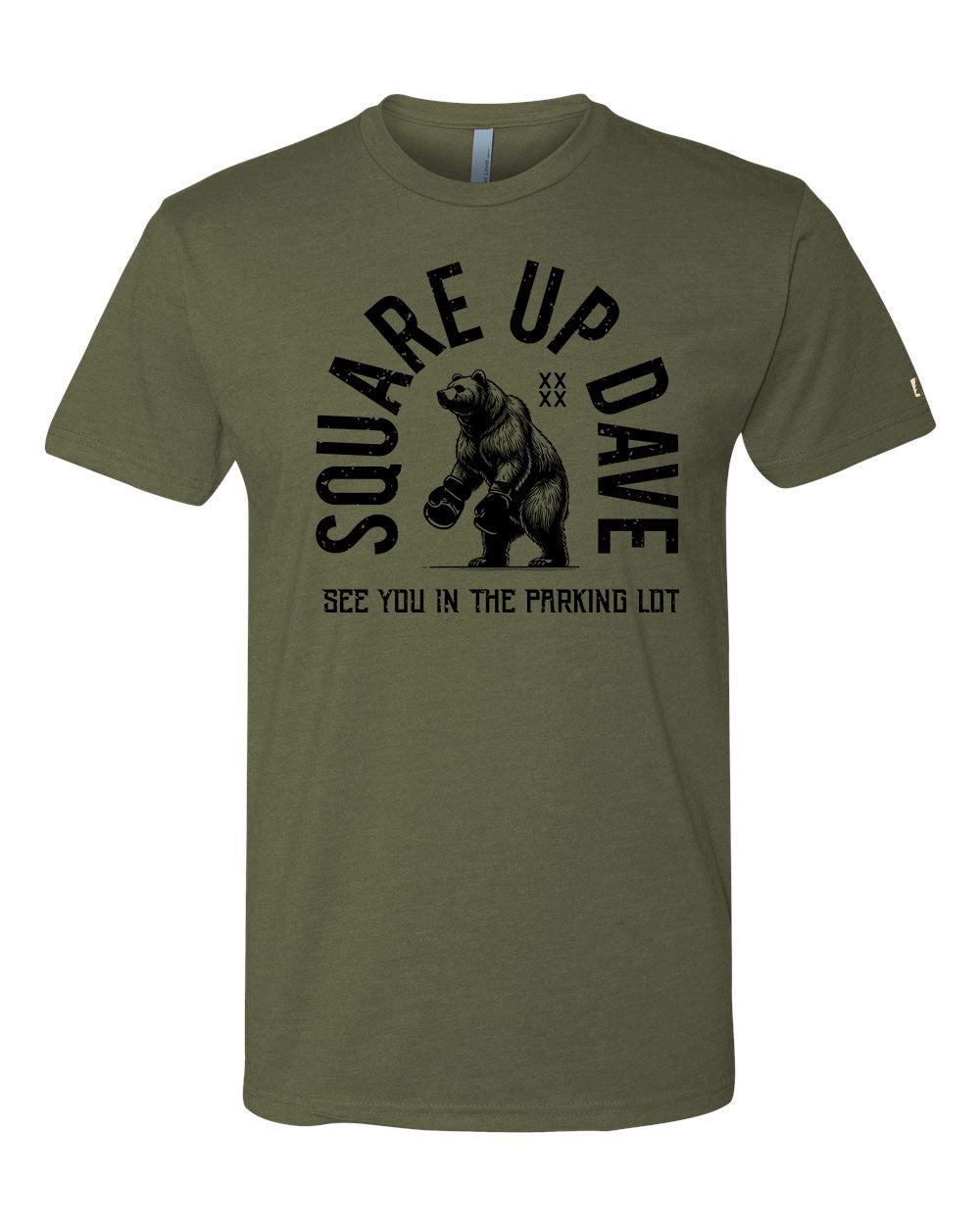 Square Up Dave Black Tee