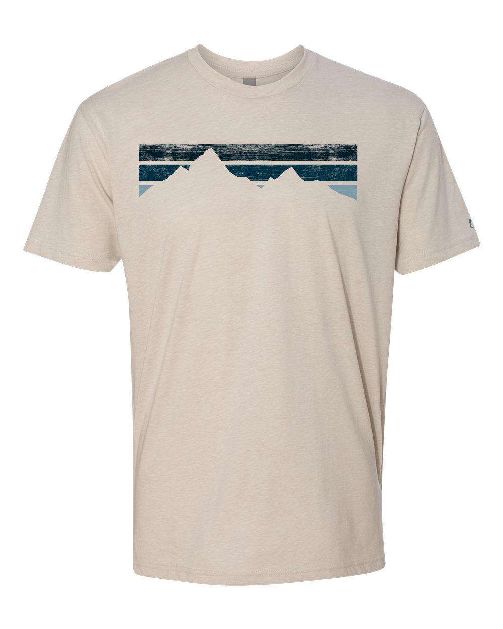 Blue Stripe Mountains Tee