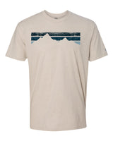 Blue Stripe Mountains Tee
