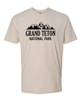 Grand Teton National Park Black Tee