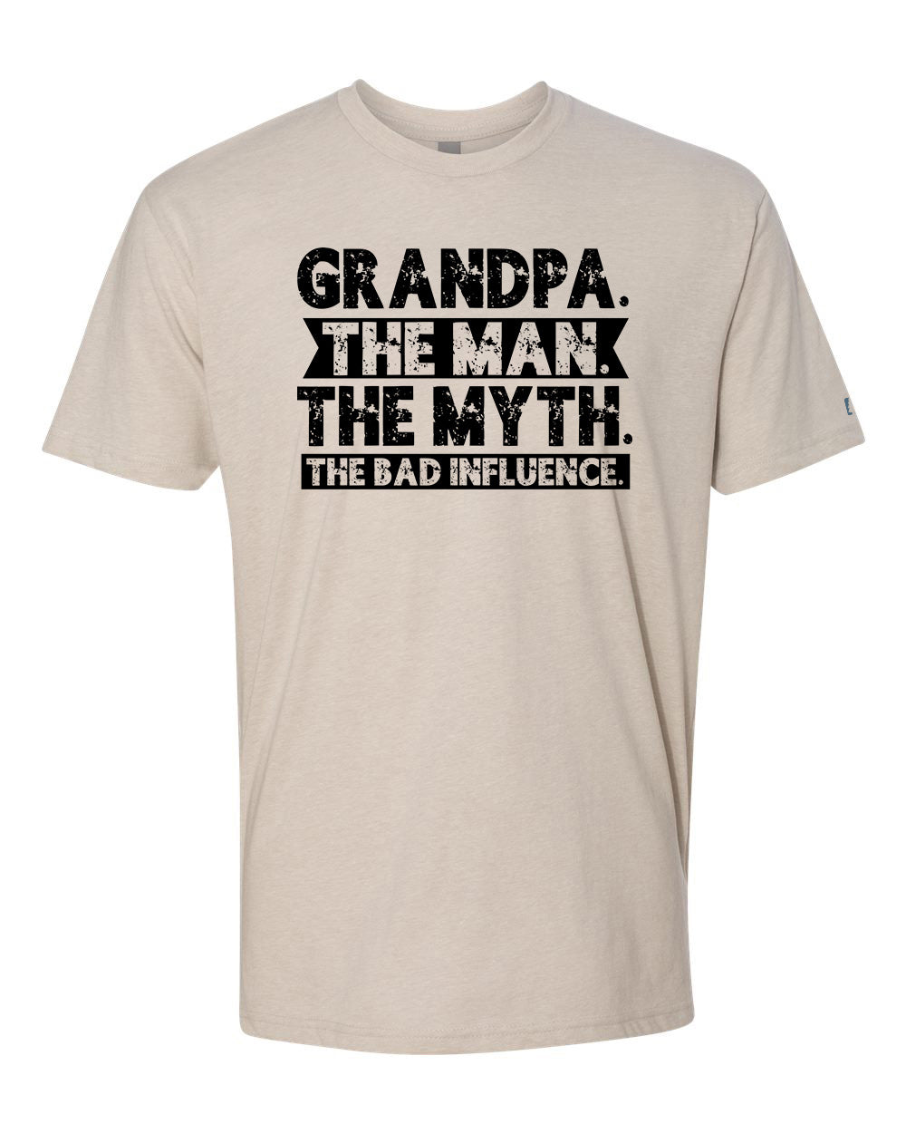 Grandpa Bad Influence Black Tee