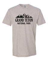 Grand Teton National Park Black Tee
